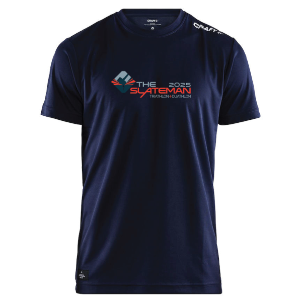 Slateman Triathlon & Duathlon 2025 Event Craft T-Shirt - Pre-order Special Offer